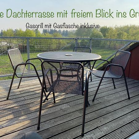 Studio - Grosses Wohn-Schlafzimmer - Dachterrasse - Kamin - Kuche - Hohes Venn - Monschau - Eifel - Hunde Willkommen Beim Hof Vierzehnender Dış mekan fotoğraf